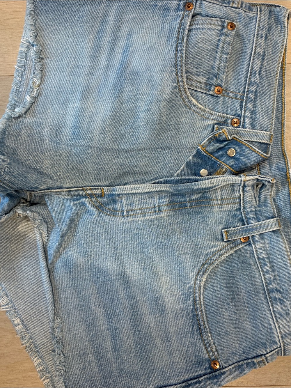 Levi’s Light Blue Denim Women's Shorts - Classic High-Rise Jean Short